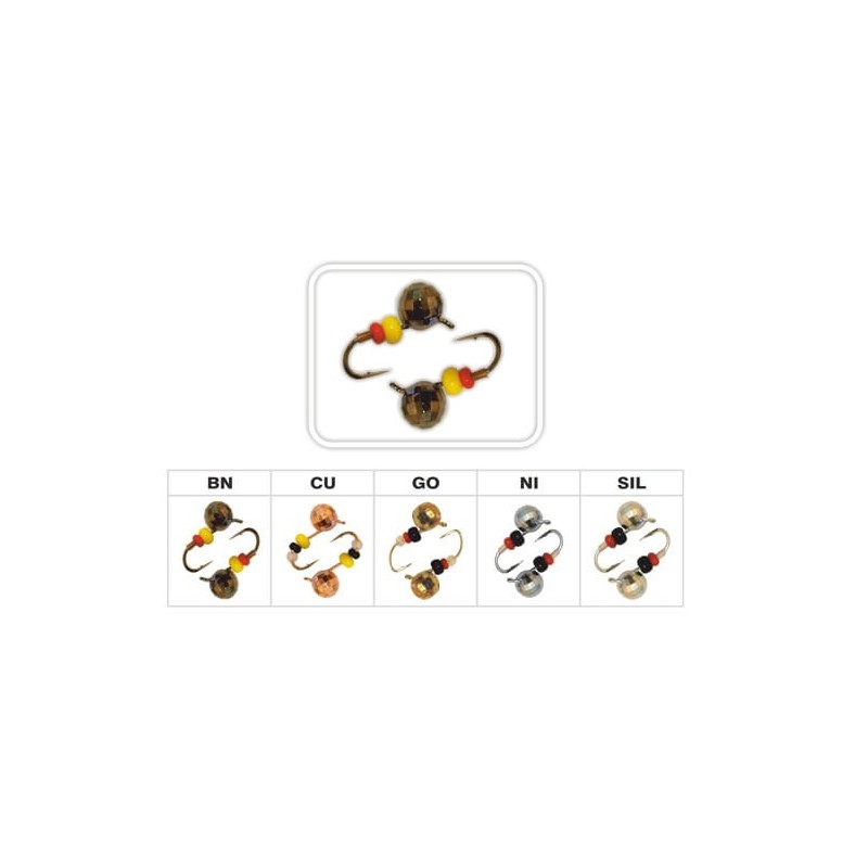 Mормышка круглая с петелькой 2,5 мм 0,14 г Akara - 1