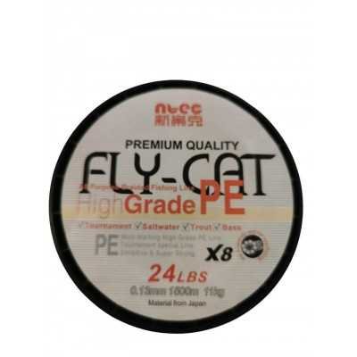 Pintas valas Fly-Cat Pe 8 gijų, matuojamas 1m,,