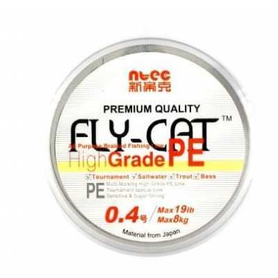 Pīta aukla Fly-Cat Pe 8 pavedieni, 150 m.