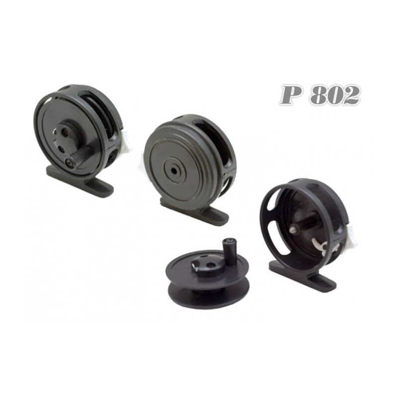 Ice reel Akara P802 plastikinė juoda Akara - 1