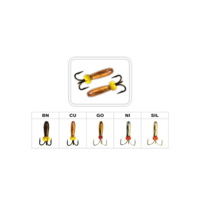 Avižėlė velniukas su biseriu 4.2mm x 15.4mm 1.78g auksinė Akara - 1