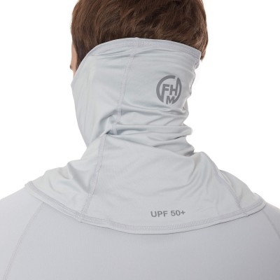 FHM Mark UV Protection Fishing Scarf mask-sleeve light grey FHM - 3