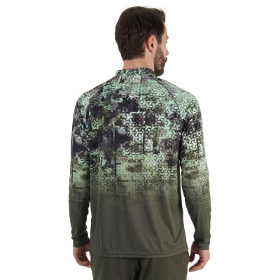 FHM Mark EVO V2 UV Protection Fishing Shirt marškinėliai Khaki,