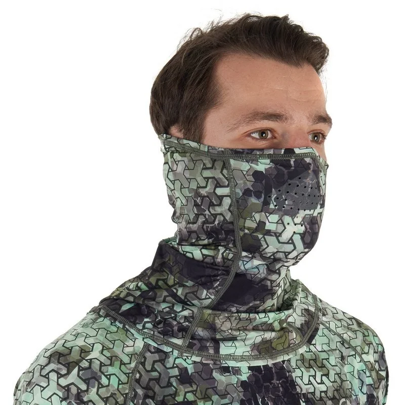 FHM Mark UV Protection Fishing Scarf mask-sheath, Khaki FHM - 1