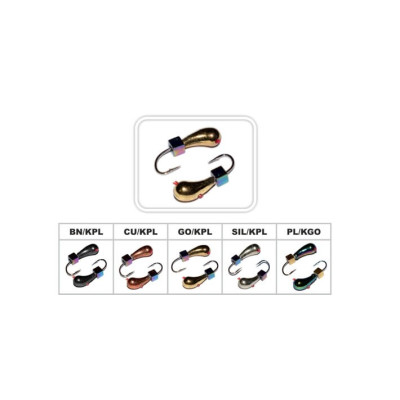 Avižėlė bemasalinė CLOVE, 3 mm, 0.6 g, spalva SIL/KPL (235) Akara - 1