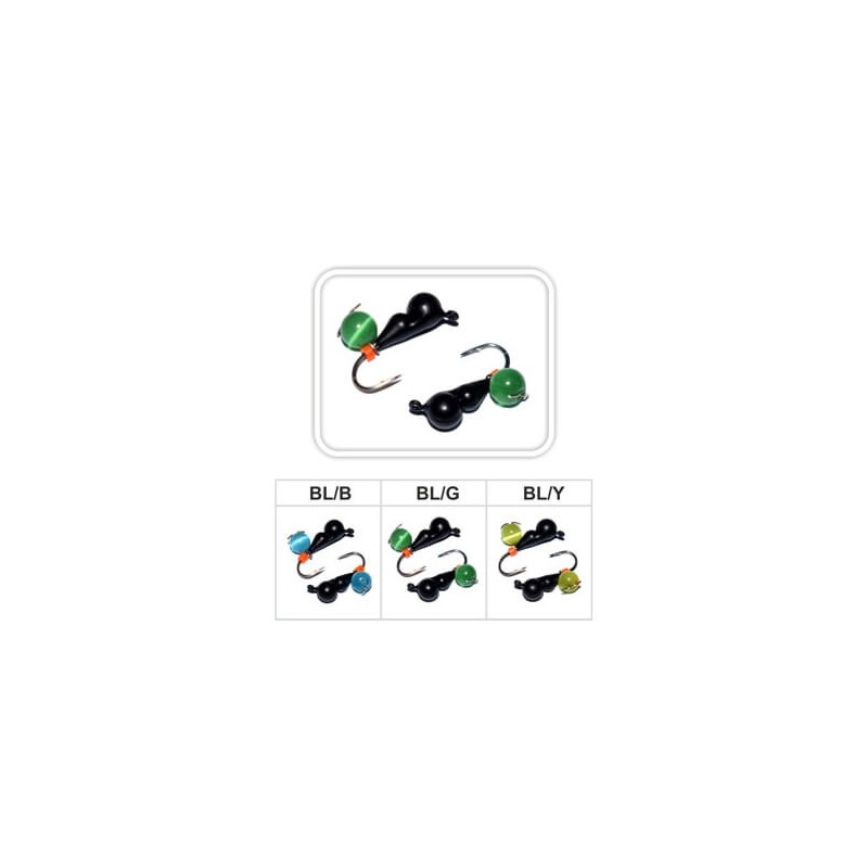 Bemasalinė avižėlė juoda 4mm, 1.08 g, spalva BL/Y (268) Akara - 1
