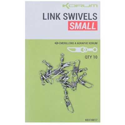 Korum Link Swivels Small 10gab
