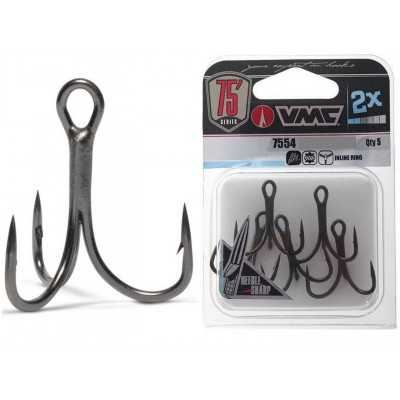 Крючки VMC treble hooks 2X strong 7554