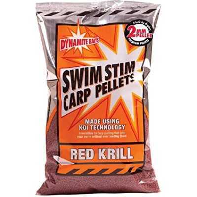 Dynamite Baits peletės Swim Stim Red Krill 2mm 900g