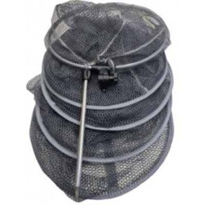 Round rubberised keepnet with adjustable bracket and pole 250cm x 40cm Atora - 1