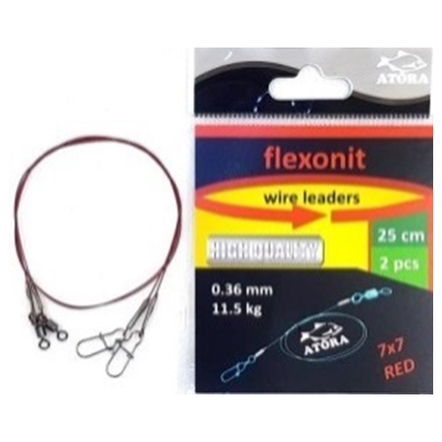 Flexonit 7x7 поводок 25см - 11,5 кг
