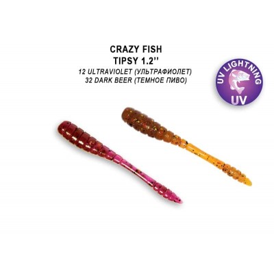 Crazy Fish Tipsy 1.2 "Iepakojumā 16 gab Crazy Fish - 2