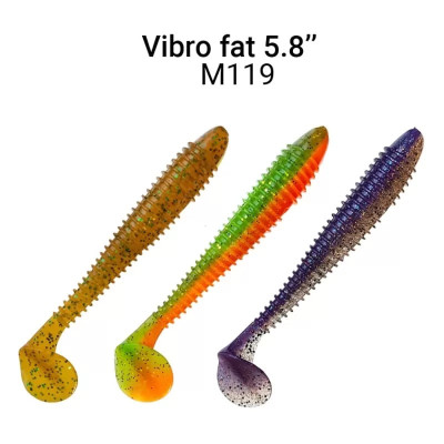 Crazy Fish Vibro Fat 5,8" Iepakojumā 3 gab. Crazy Fish - 7