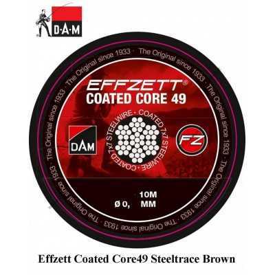 DAM Cable FZ Coated Core49 Steeltrace Brown 7kg 10m