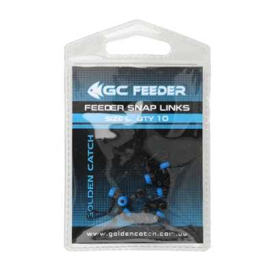 Golden Catch Feeder snap Links L 10gab