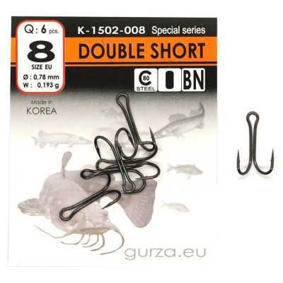 GURZA Double Hook Short Shank