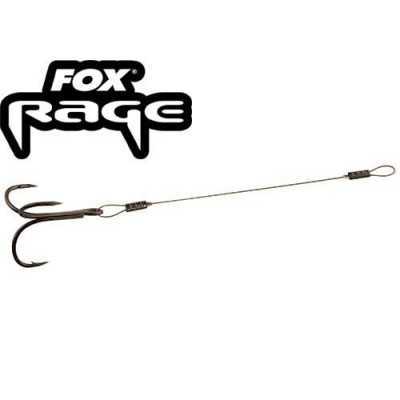 FOX RAGE 49 dzīslas stinger 12kg / 7,5cm / āķis nr.6 x 2gab