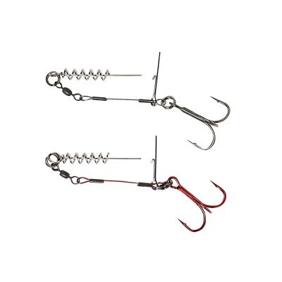 SG Carbon49 Corkscrew Stinger nr3/0 31kg 2vnt Savage Gear - 1