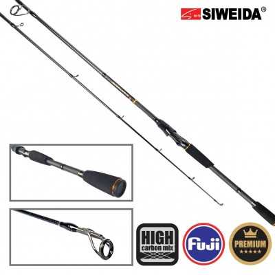 Удилище спиннинговое Siweida SAMURAI HARD 2,85м 40-80гр.