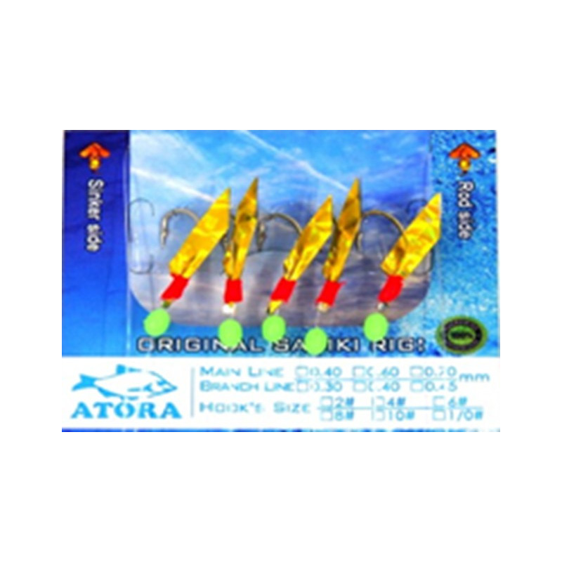 Jūras sistēma Atora 50-0066, aukla 0,6 mm, āķis nr.2 Atora - 1