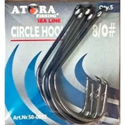 Atora circle hook 8/0 - 5vnt/pcs Atora - 1