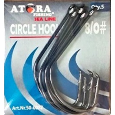 Atora circle hook 8/0 - 5vnt/pcs