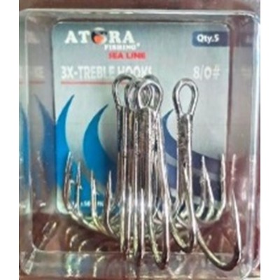 Atora marine treble hooks 6/0 - 5 pcs Atora - 2