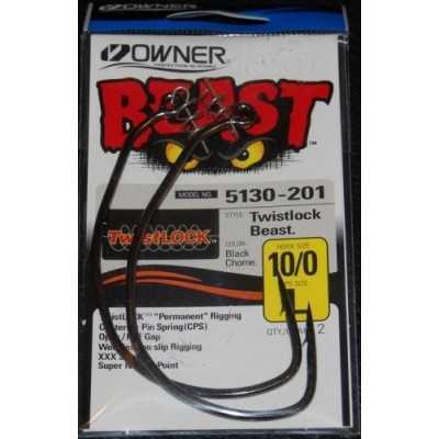 Offset hooks with weight Owner Beast 5130W