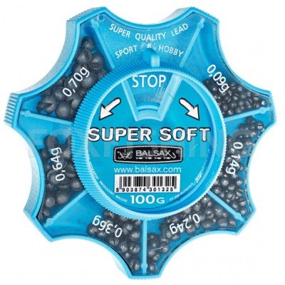 Užspaudžiamų svarelių rinkinys Balsax super soft 100g Medium Kiti - 1