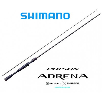 Shimano Poison Adrena 166M2  1.99m 7-21g Casting (2024)