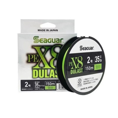 SEAGUAR pintas valas Dulast PE X8 Flash Green 150m