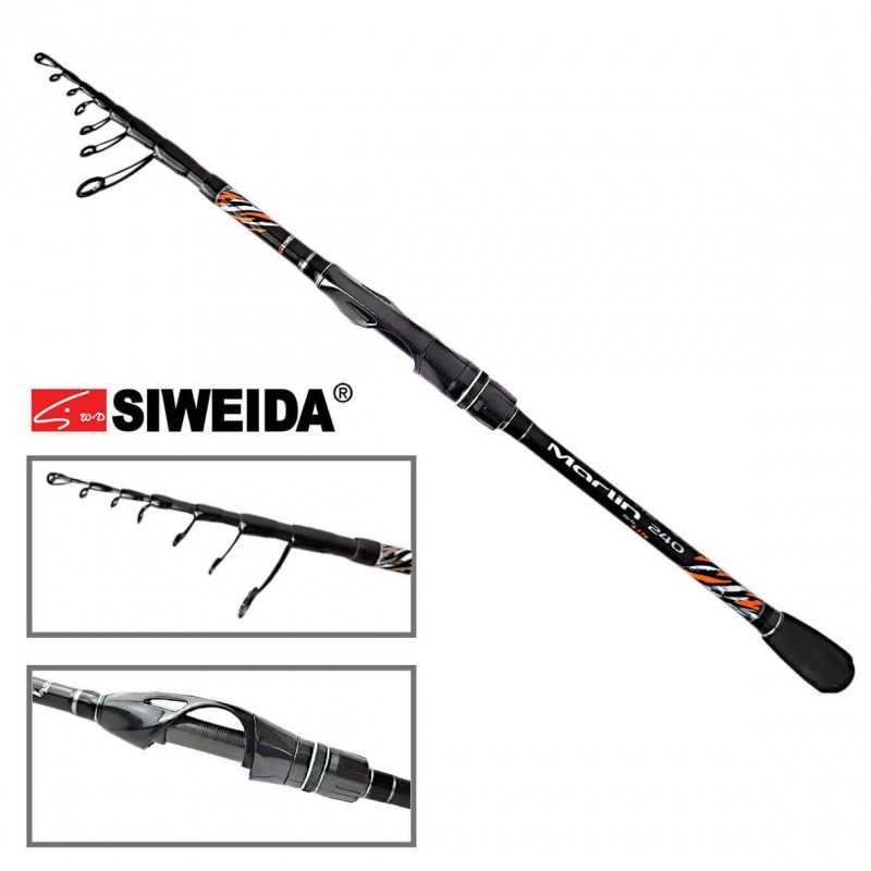 Meškerė Siweida MARLIN tele travel 7dalių 240cm 5-20g,