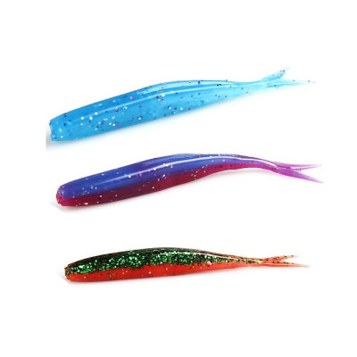 Bearking guminukai L23 HP Minnow - 3" (75mm 1,8g) 15vnt,