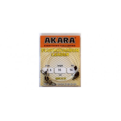 Akara fluorokarbono FC pavadėlis 0.64mm 14kg/25cm