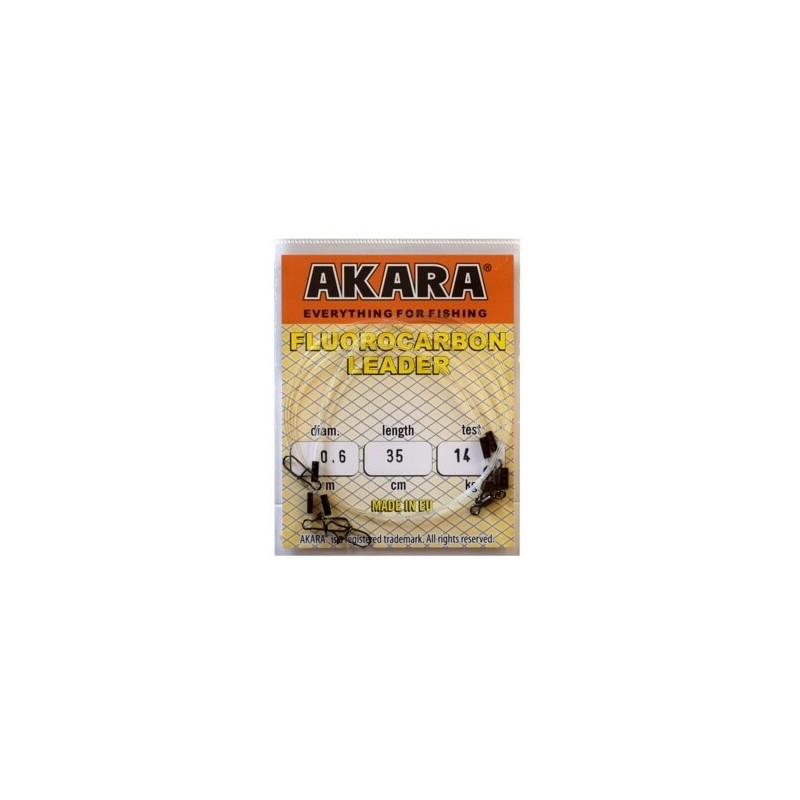 Akara fluorokarbono FC pavadėlis 0.64mm 14kg/25cm Atora - 1