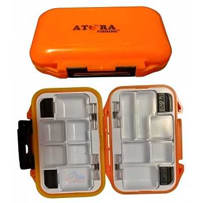 Atora hinged box with closable compartments 10,5*7*3cm