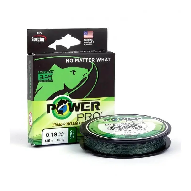 Power Pro 135m Moss Green 4 нити Power Pro - 1