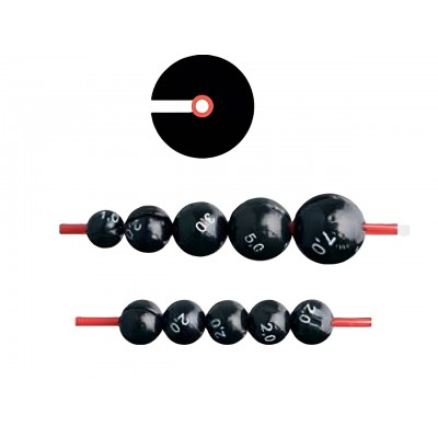 Cralusso round weights with silicone 3001