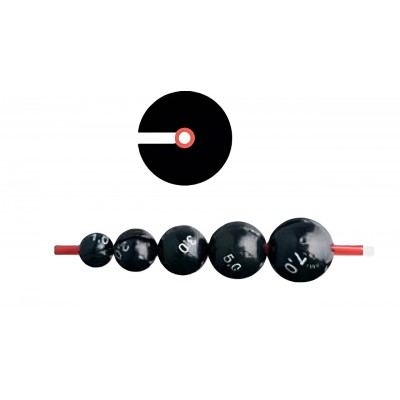 Cralusso round weights with silicone 3001MIX