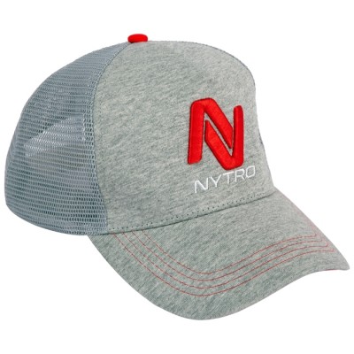 NYTRO Light Marl Grey Trucker Cap (Mesh Back)