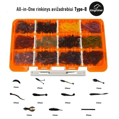 copy of Rinkinys avižadrebiui Kingfisher Type-R 300vnt