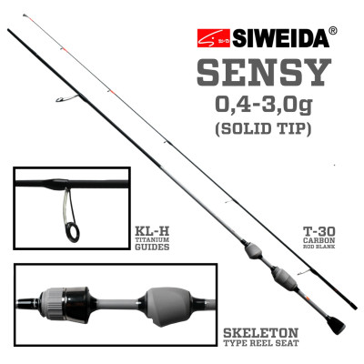 Спиннинговое удилище Siweida Sensy 1.65m 0.4-3g