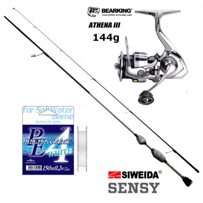 Спиннинг для спиннинга Siweida Sensy 1,75см 0,2-1,5г