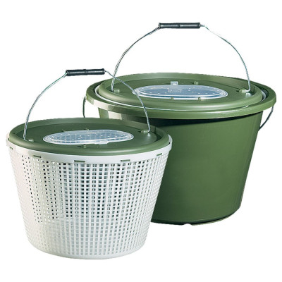 Plastikinis kibiras gyvai žuvelei 15L