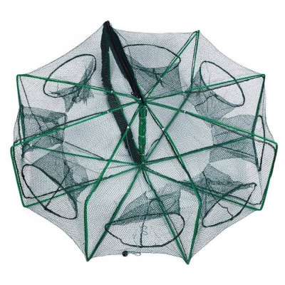 Collapsible crayfish trap - 8 holes