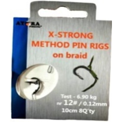 Atora Method ready made braided line 0,12mm Nr10 hook Atora - 1