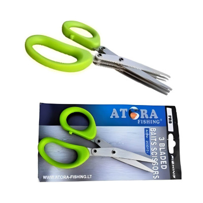 Atora Scissors 3 blades small for bait chopping