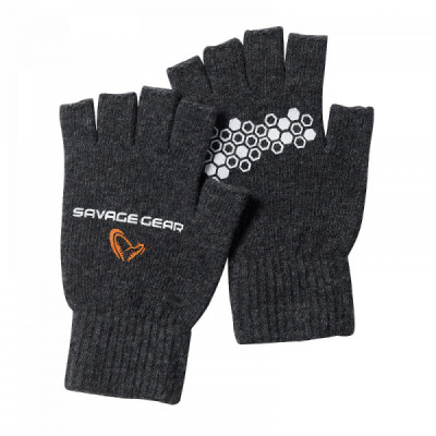 Savage Gear Wool Half Finger Gloves