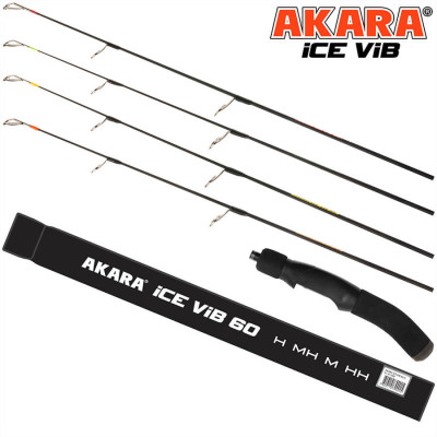 Winter rod AKARA Ice VIB M, MH, H and HH 60cm 10-60g