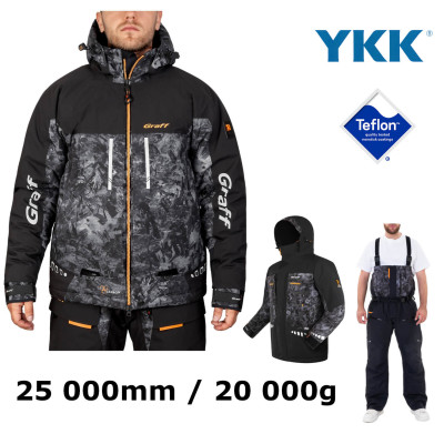 Graff WARMGUARD kostīms izolēts no +10°C līdz -20°C 25000mm/20000g